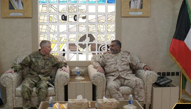 گفت‌وگوی مقامات کویتی و آمریکایی درباره همکاری نظامی