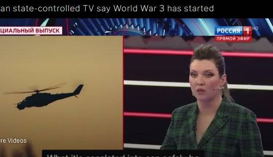 مجری تلویزیون دولتی روسیه: جنگ جهانی سوم آغاز شد