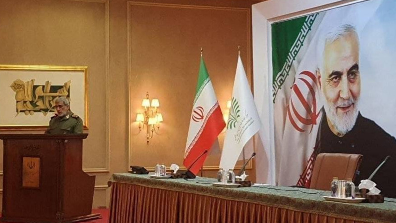سردار قاآنی در وزارت خارجه: شهید سلیمانی ارتباط بین میدان و دیپلماسی را بسیار خوب برقرار کرد