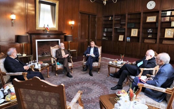 دیدار امیرعبداللهیان با 4 تن از وزرای خارجه سابق ایران