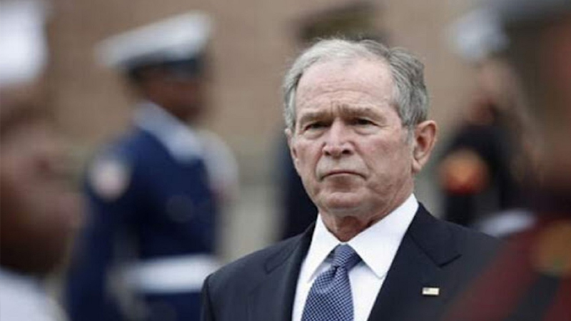 واکنش جرج بوش به تحولات افغانستان 