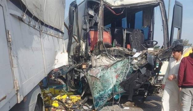 تصادف اتوبوس حامل زائران ایرانی در نجف