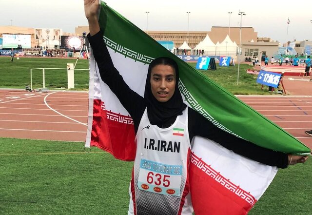 تاریخ‌سازی دختر دونده ایران در قهرمانی آسیا