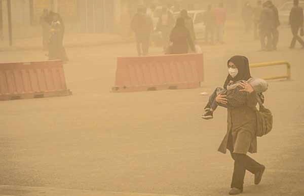 گرد و غبار بیش از ۱۴۰ خوزستانی را راهی بیمارستان‌ها کرد