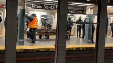 حادثه مرگبار در ایستگاه متروی نیویورک