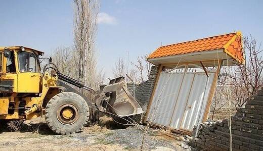تخریب ۱۰۰ واحد غیرمجاز در حریم زاینده‌رود