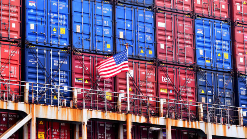 کسری تراز تجاری آمریکا رکورد زد