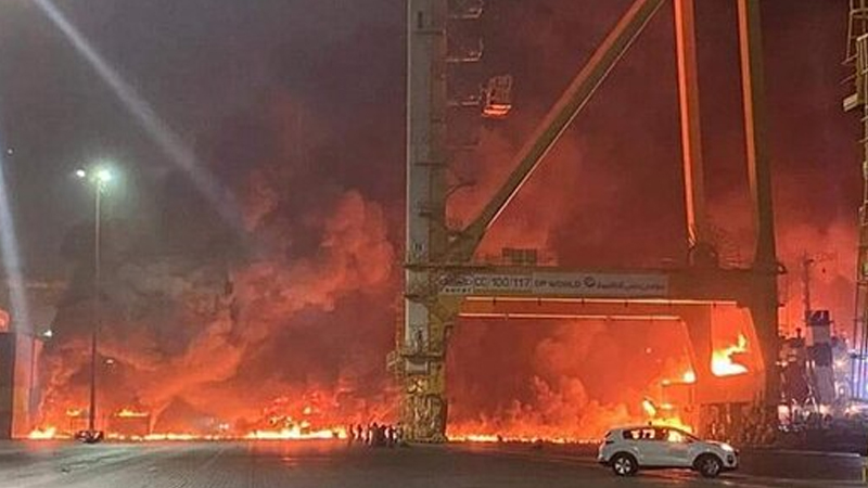 دلایل انفجار مهیب در بندر دبی از زبان رئیس پلیس