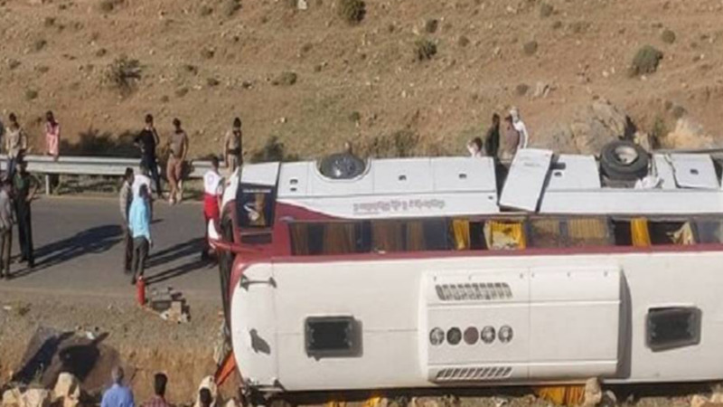 مقصر تصادف اتوبوس خبرنگاران مشخص شد
