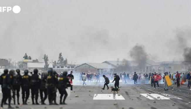 کشته شدن 7 معترض در تظاهرات علیه کودتای آمریکایی در پرو