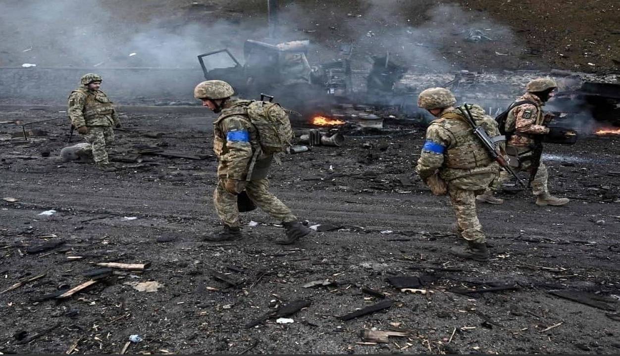 حمله موشکی روسیه به یک پایگاه نظامی نزدیک کی یف