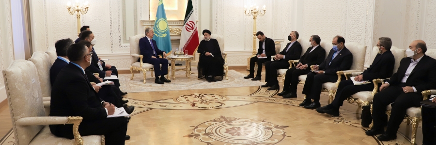 رئيسي در ديدار رئيس جمهور قزاقستان: به دنبال مذاکرات نتيجه بخش هستيم