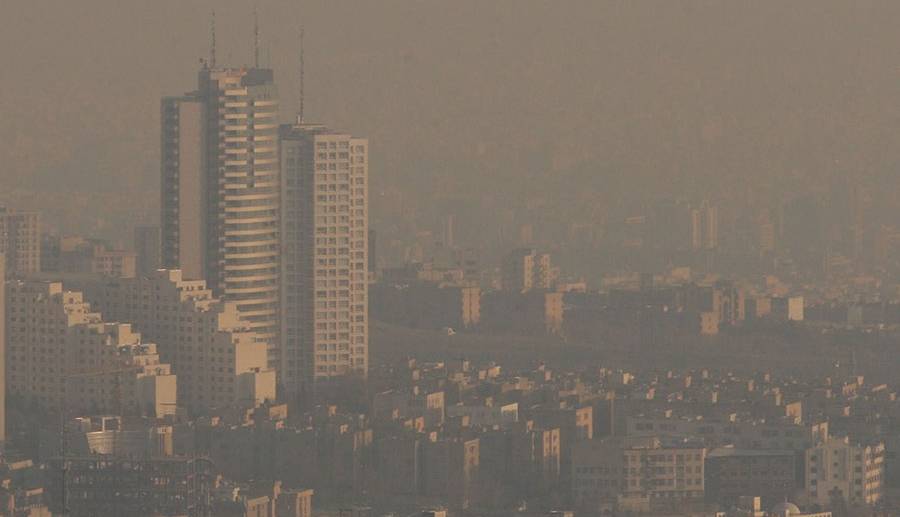 تهران در آلودگی دوباره اول شد