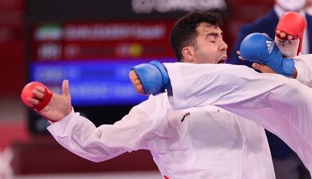 شکست قهرمان المپیک مقابل چهره جوان کاراته ایران