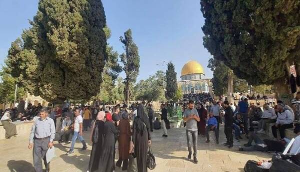 آغاز تجمع فلسطینیان در «مسجدالاقصی» به مناسبت روز جهانی قدس