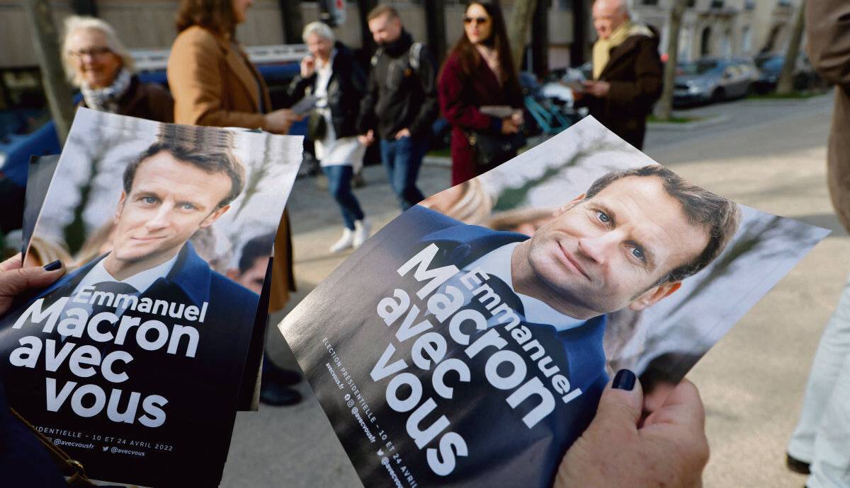 کاهش فاصله مکرون با رقبا در تازه‌ترین نظرسنجی انتخابات فرانسه
