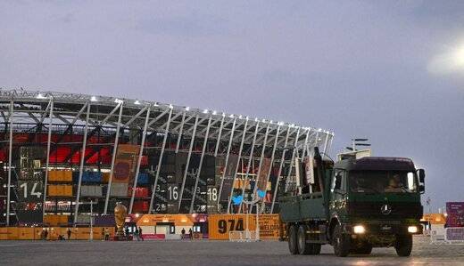 تصاویری دیدنی از جمع کردن استادیوم ۹۷۴ قطر