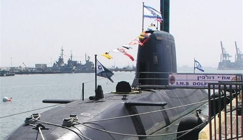 زیردریایی ارتش صهیونیست در آتش سوخت