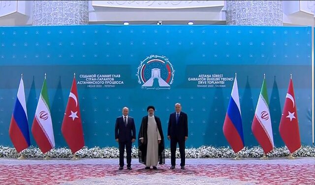 بیانیه مشترک رئیسی، پوتین و اردوغان؛ تاکید بر تداوم همکاری برای نابودی تمامی تروریست‌ها