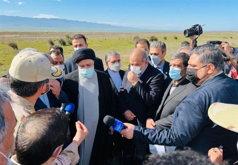بازدید رئیس جمهور از منطقه مرزی ایران و ترکمنستان