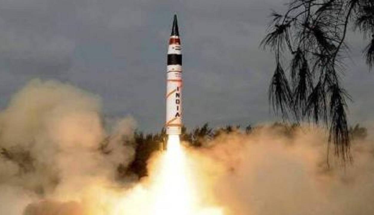 هند یک موشک بالستیک آزمایش کرد